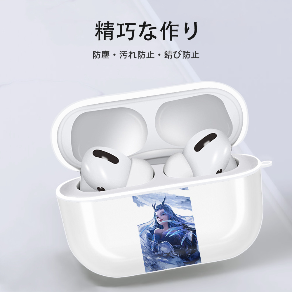 Ne Zha 2 ナタ 魔童の大暴れ 【AirPods Pro用】ハードシェル保護ケース 耐衝撃・防指紋・カラビナ付き商品仕様