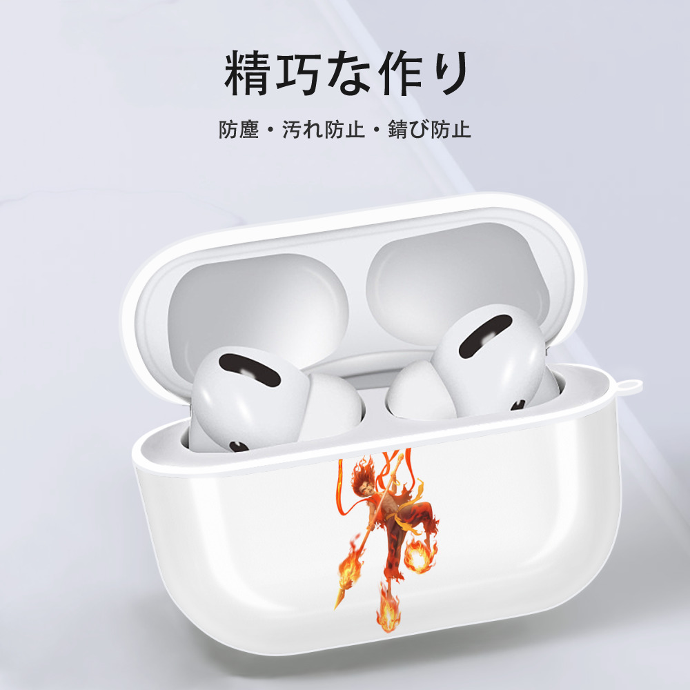 Ne Zha 2 ナタ 魔童の大暴れ 【AirPods Pro用】ハードシェル保護ケース 耐衝撃・防指紋・カラビナ付き商品仕様