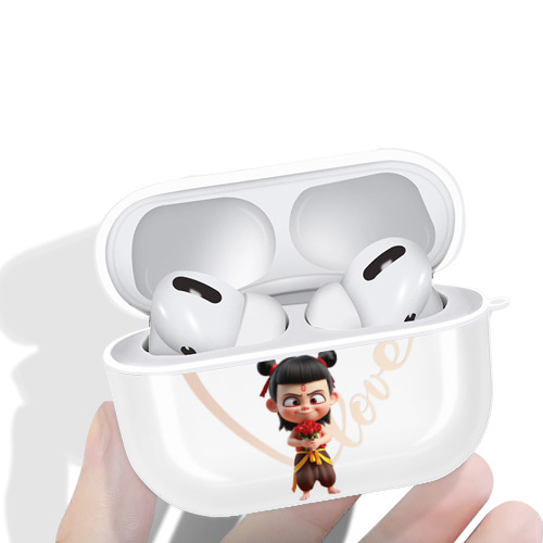 Ne Zha 2 ナタ 魔童の大暴れ 【AirPods Pro用】ハードシェル保護ケース 耐衝撃・防指紋・カラビナ付き商品仕様