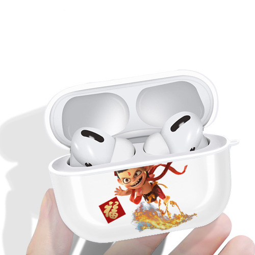 Ne Zha 2 ナタ 魔童の大暴れ 【AirPods Pro用】ハードシェル保護ケース 耐衝撃・防指紋・カラビナ付き商品仕様