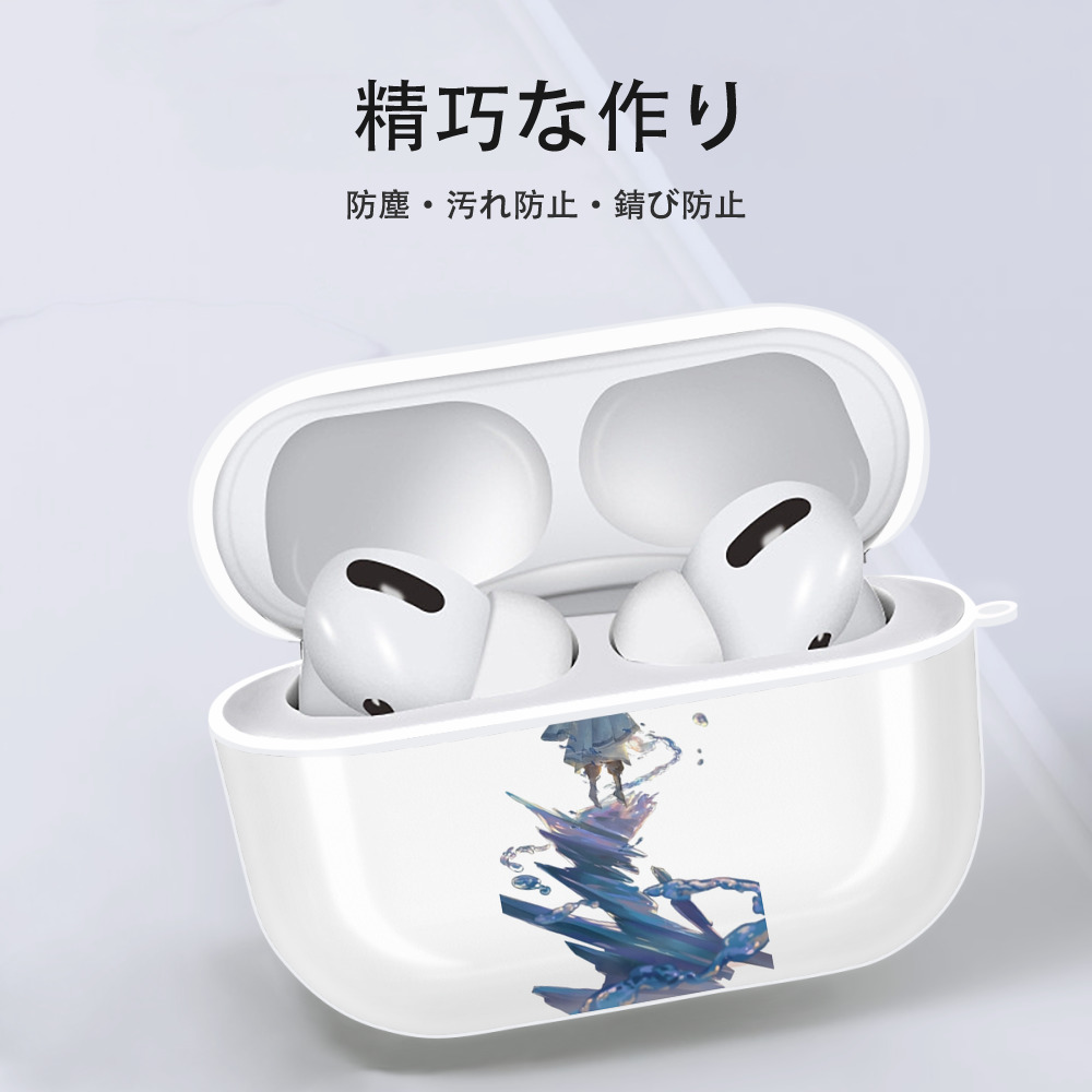 Ne Zha 2 ナタ 魔童の大暴れ 【AirPods Pro用】ハードシェル保護ケース 耐衝撃・防指紋・カラビナ付き商品仕様