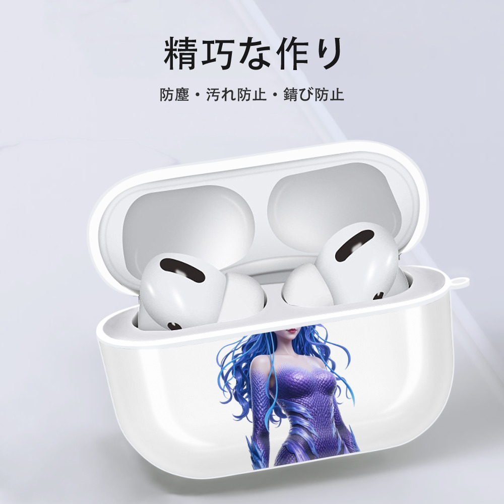 Ne Zha 2 ナタ 魔童の大暴れ 【AirPods Pro用】ハードシェル保護ケース 耐衝撃・防指紋・カラビナ付き商品仕様