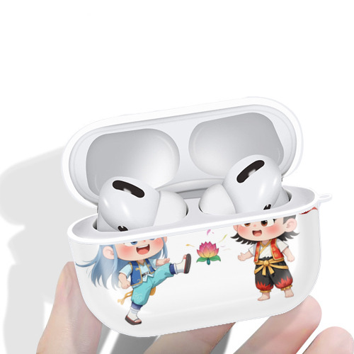 Ne Zha 2 ナタ 魔童の大暴れ 【AirPods Pro用】ハードシェル保護ケース 耐衝撃・防指紋・カラビナ付き商品仕様