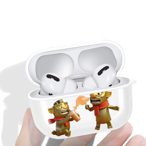 Ne Zha 2 ナタ 魔童の大暴れ 【AirPods Pro用】ハードシェル保護ケース 耐衝撃・防指紋・カラビナ付き商品仕様