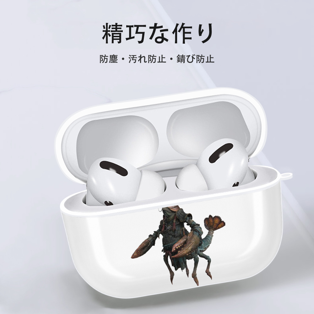 Ne Zha 2 ナタ 魔童の大暴れ 【AirPods Pro用】ハードシェル保護ケース 耐衝撃・防指紋・カラビナ付き商品仕様