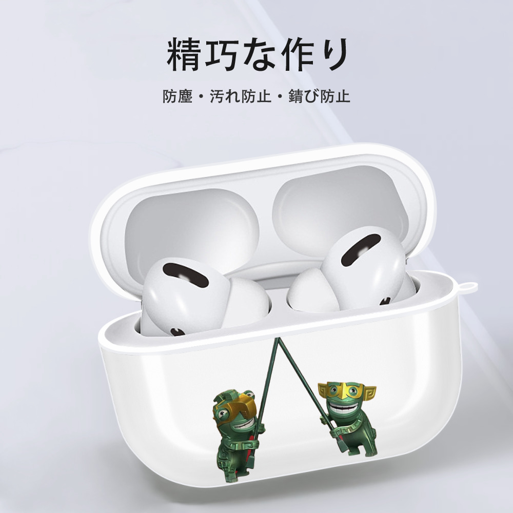 Ne Zha 2 ナタ 魔童の大暴れ 【AirPods Pro用】ハードシェル保護ケース 耐衝撃・防指紋・カラビナ付き商品仕様