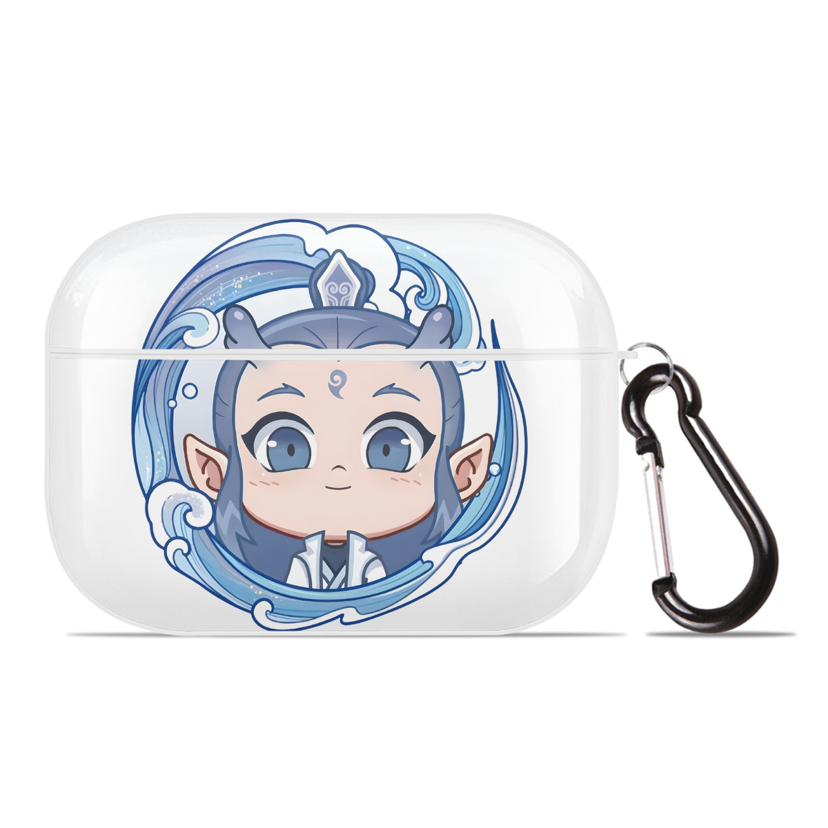 （画像用） Ne Zha 2 ナタ 魔童の大暴れ 【AirPods Pro用】ハードシェル保護ケース 耐衝撃・防指紋・カラビナ付き商品仕様