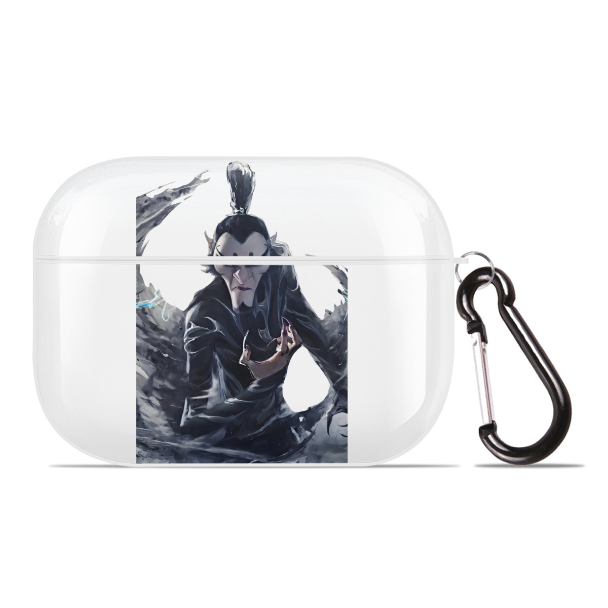 （画像用） Ne Zha 2 ナタ 魔童の大暴れ 【AirPods Pro用】ハードシェル保護ケース 耐衝撃・防指紋・カラビナ付き商品仕様