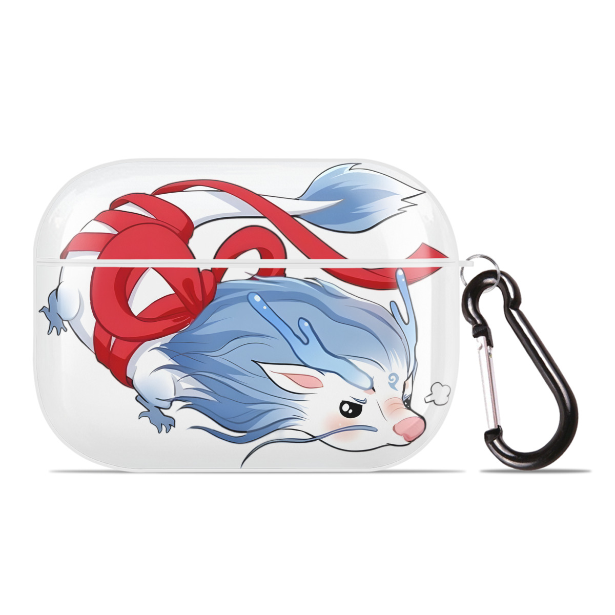（画像用） Ne Zha 2 ナタ 魔童の大暴れ 【AirPods Pro用】ハードシェル保護ケース 耐衝撃・防指紋・カラビナ付き商品仕様