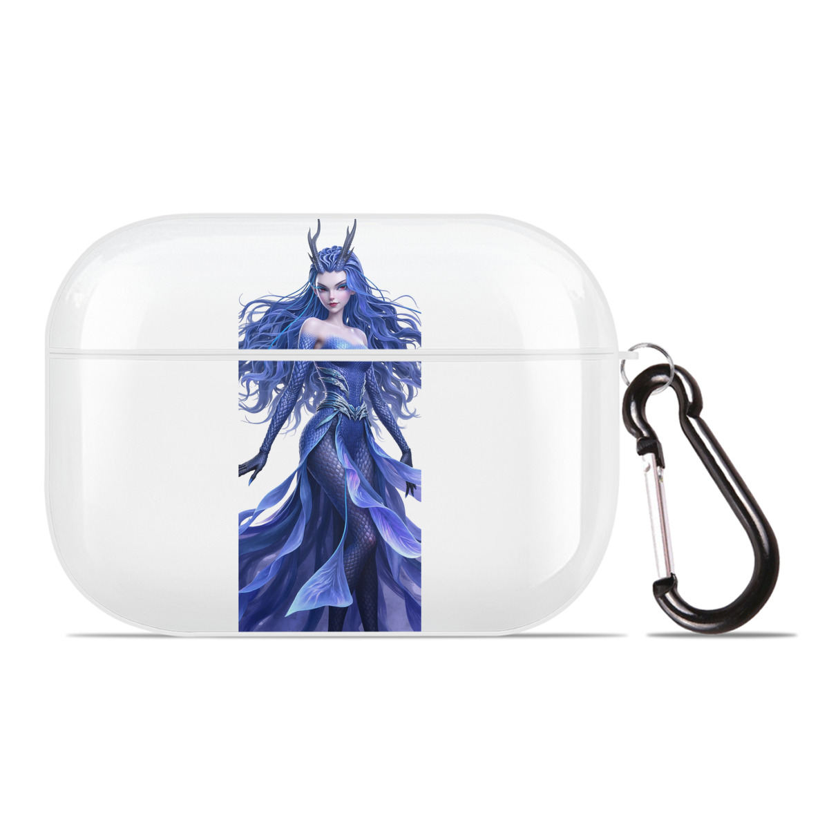 （画像用） Ne Zha 2 ナタ 魔童の大暴れ 【AirPods Pro用】ハードシェル保護ケース 耐衝撃・防指紋・カラビナ付き商品仕様