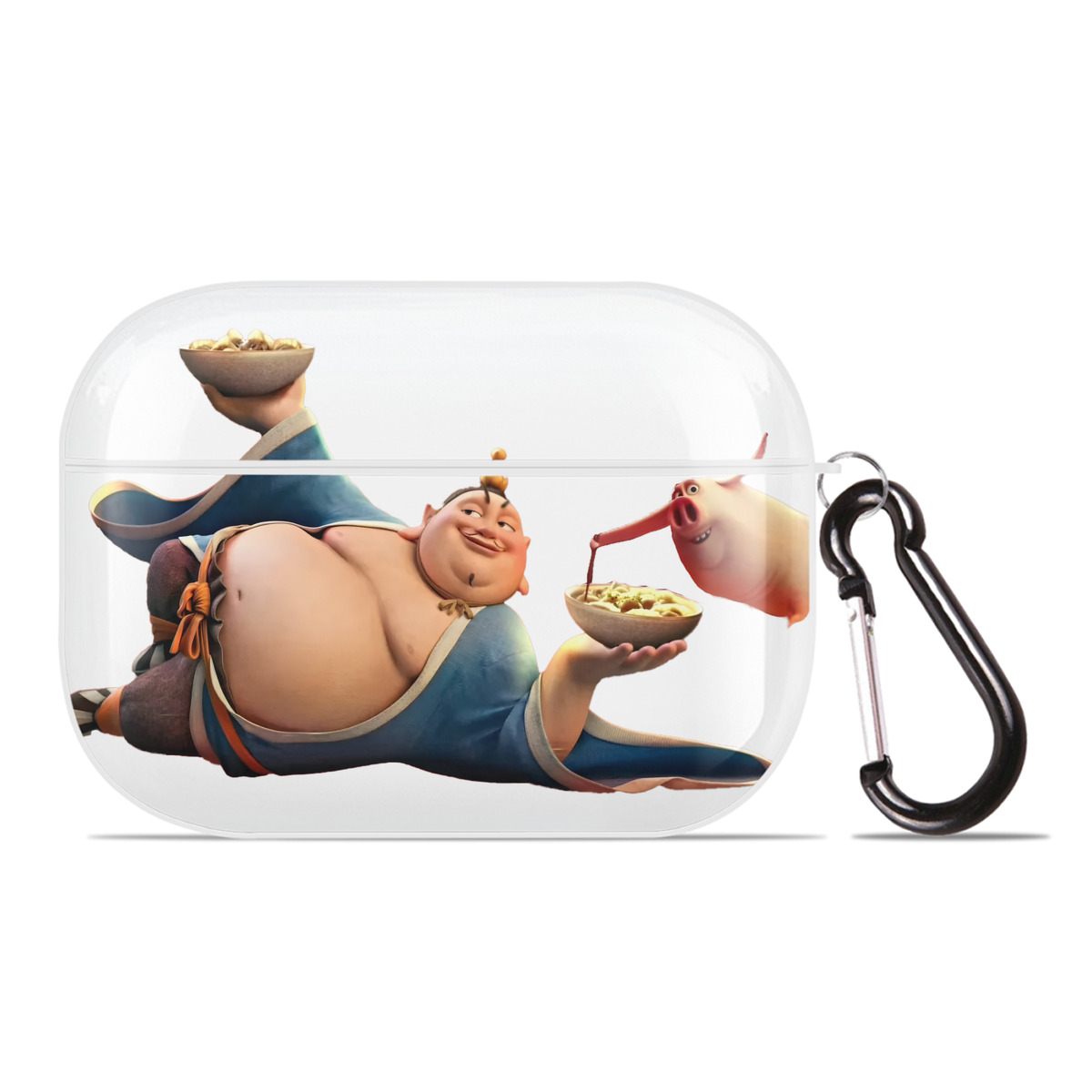 （画像用） Ne Zha 2 ナタ 魔童の大暴れ 【AirPods Pro用】ハードシェル保護ケース 耐衝撃・防指紋・カラビナ付き商品仕様