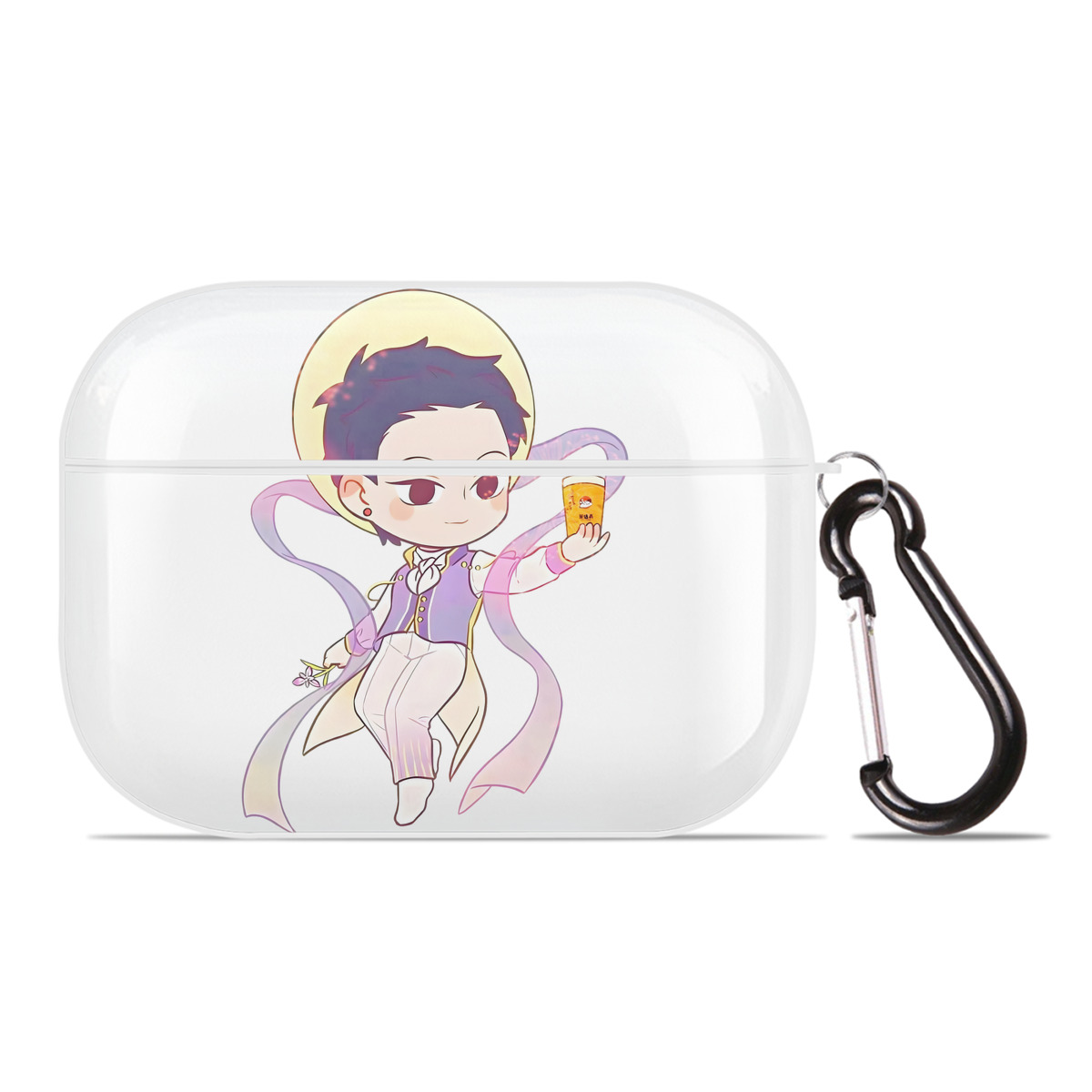 （画像用） Ne Zha 2 ナタ 魔童の大暴れ 【AirPods Pro用】ハードシェル保護ケース 耐衝撃・防指紋・カラビナ付き商品仕様
