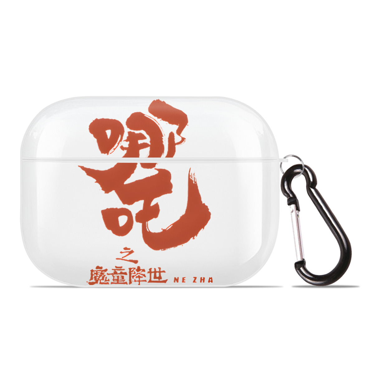 （画像用） Ne Zha 2 ナタ 魔童の大暴れ 【AirPods Pro用】ハードシェル保護ケース 耐衝撃・防指紋・カラビナ付き商品仕様