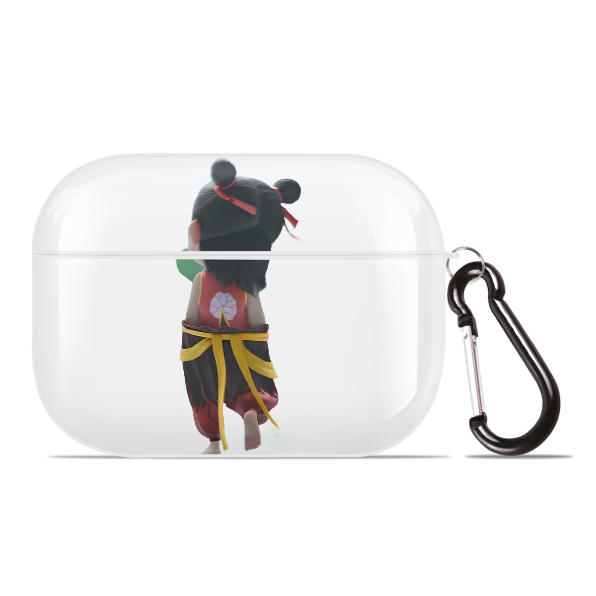 （画像用） Ne Zha 2 ナタ 魔童の大暴れ 【AirPods Pro用】ハードシェル保護ケース 耐衝撃・防指紋・カラビナ付き商品仕様