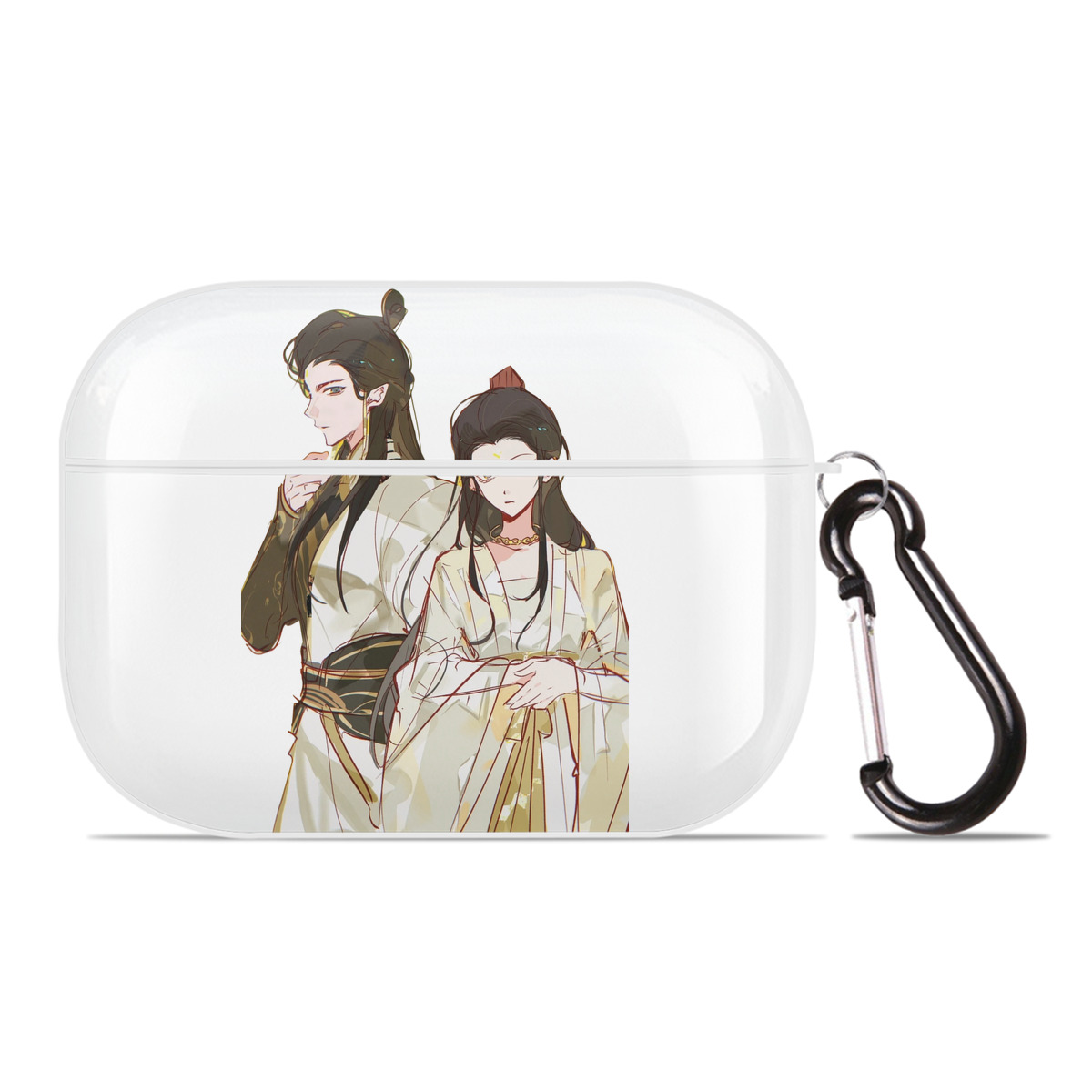 （画像用） Ne Zha 2 ナタ 魔童の大暴れ 【AirPods Pro用】ハードシェル保護ケース 耐衝撃・防指紋・カラビナ付き商品仕様