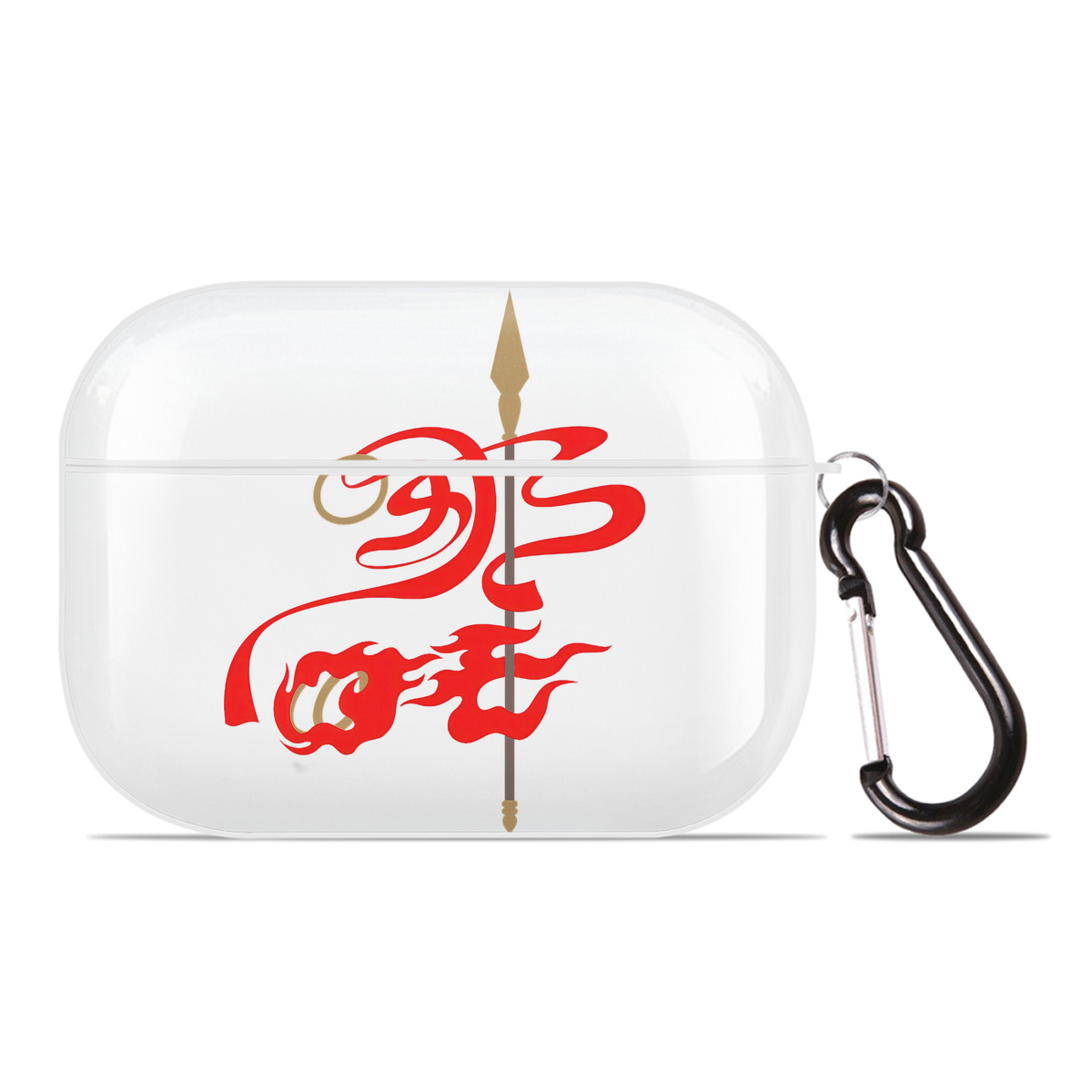 （画像用） Ne Zha 2 ナタ 魔童の大暴れ 【AirPods Pro用】ハードシェル保護ケース 耐衝撃・防指紋・カラビナ付き商品仕様