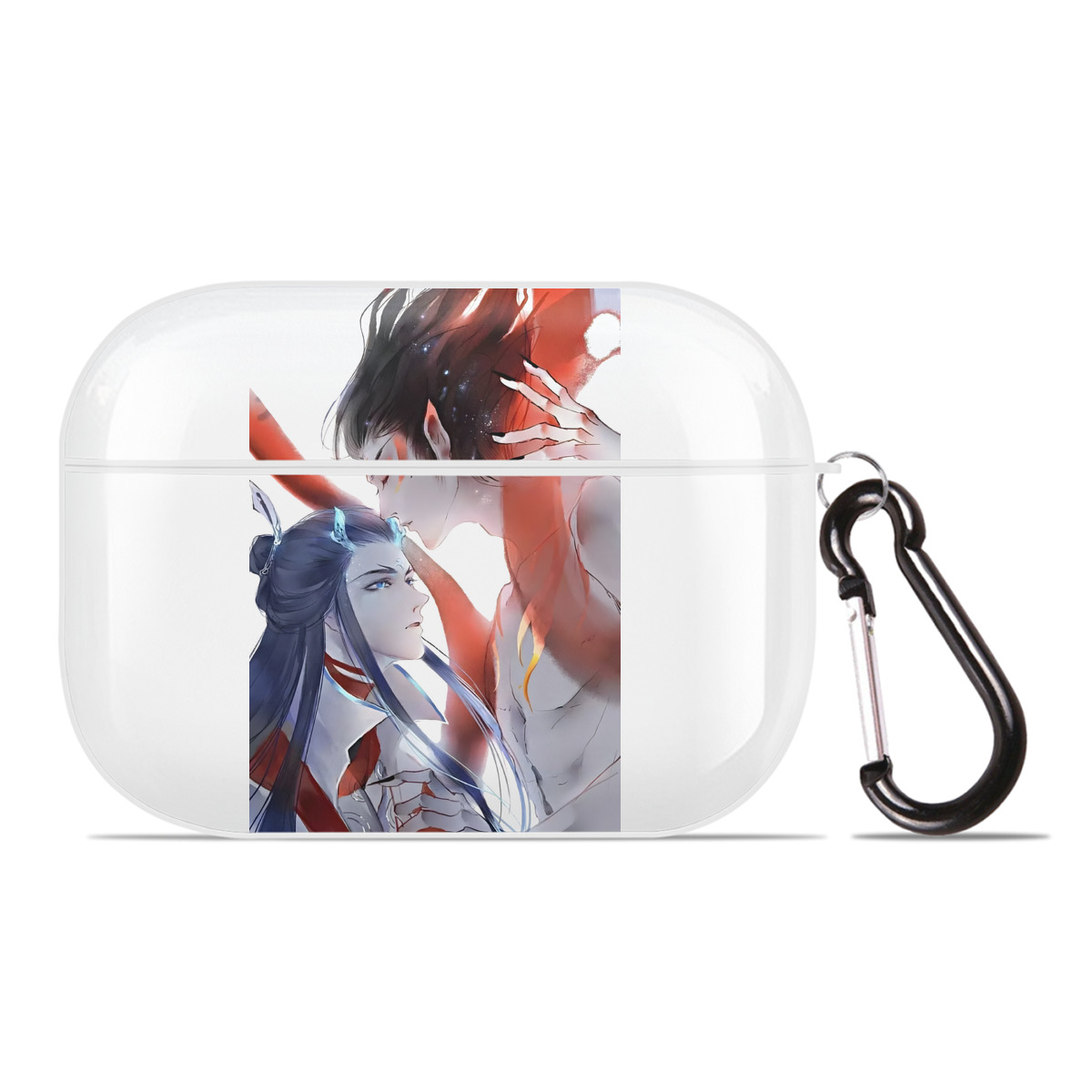 （画像用） Ne Zha 2 ナタ 魔童の大暴れ 【AirPods Pro用】ハードシェル保護ケース 耐衝撃・防指紋・カラビナ付き商品仕様