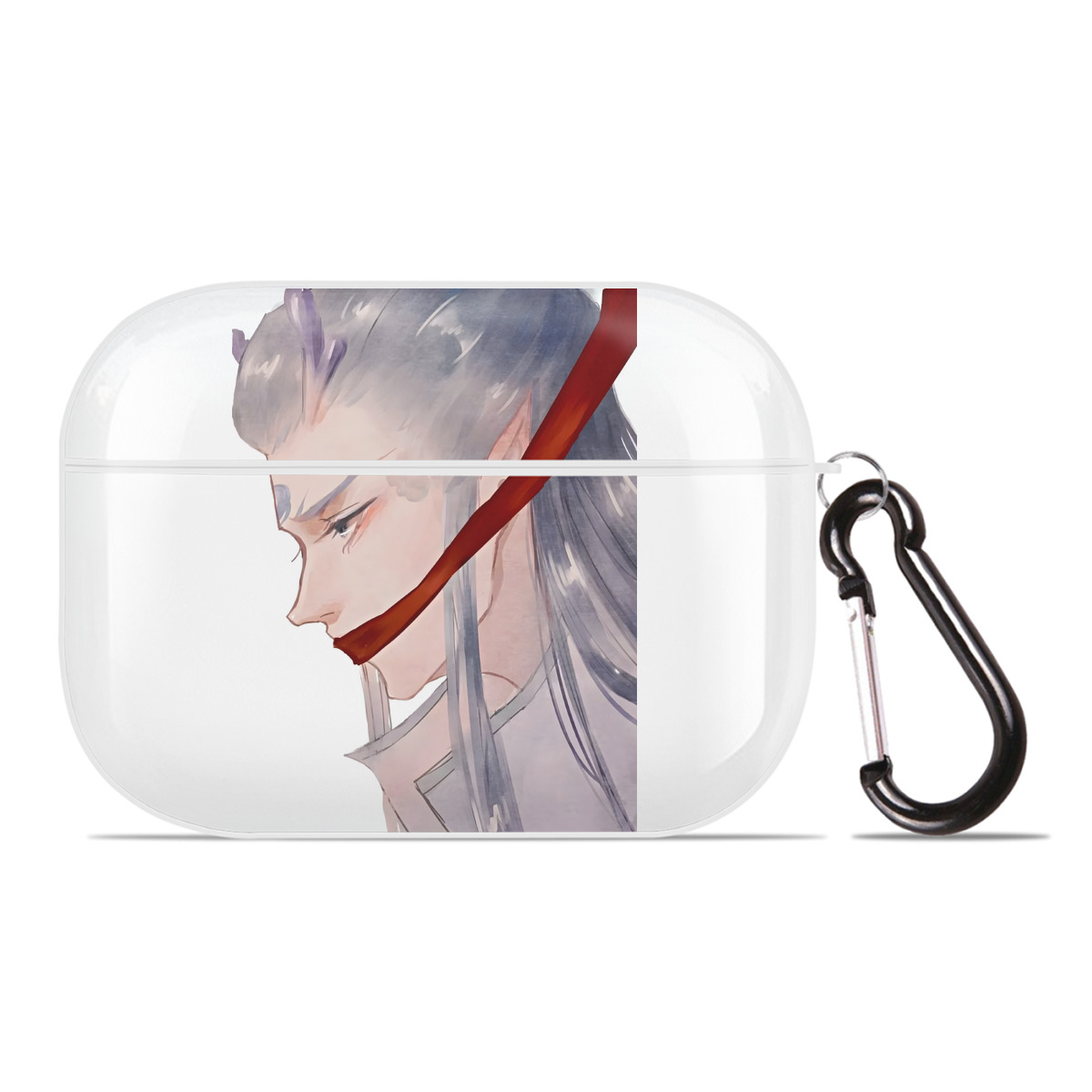 （画像用） Ne Zha 2 ナタ 魔童の大暴れ 【AirPods Pro用】ハードシェル保護ケース 耐衝撃・防指紋・カラビナ付き商品仕様