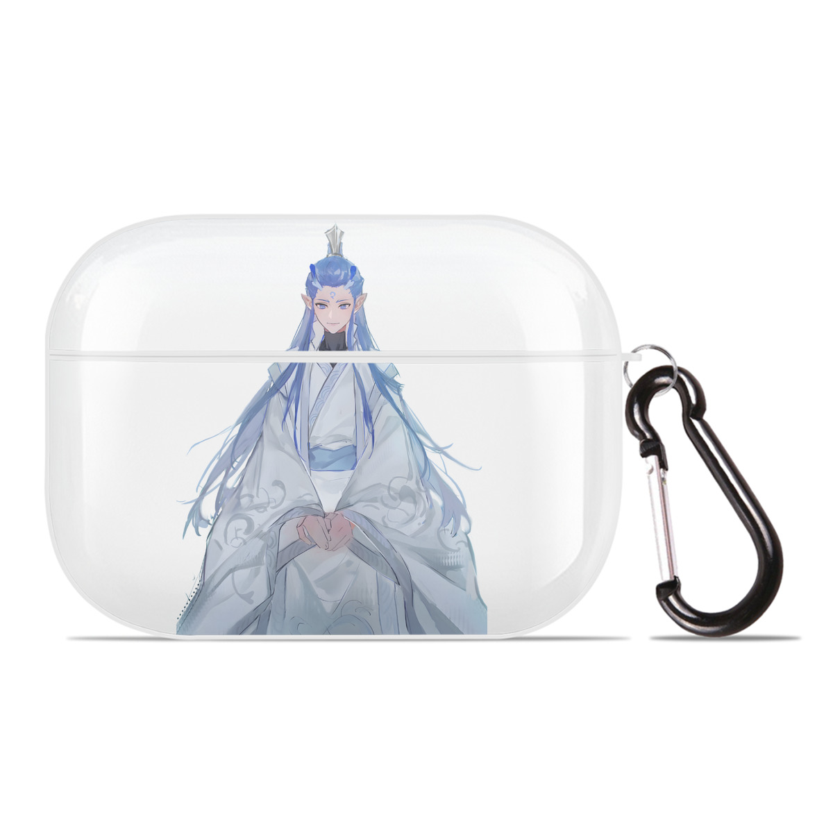 （画像用） Ne Zha 2 ナタ 魔童の大暴れ 【AirPods Pro用】ハードシェル保護ケース 耐衝撃・防指紋・カラビナ付き商品仕様