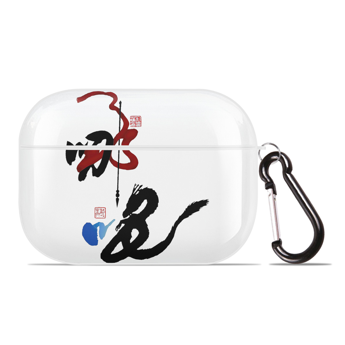 （画像用） Ne Zha 2 ナタ 魔童の大暴れ 【AirPods Pro用】ハードシェル保護ケース 耐衝撃・防指紋・カラビナ付き商品仕様
