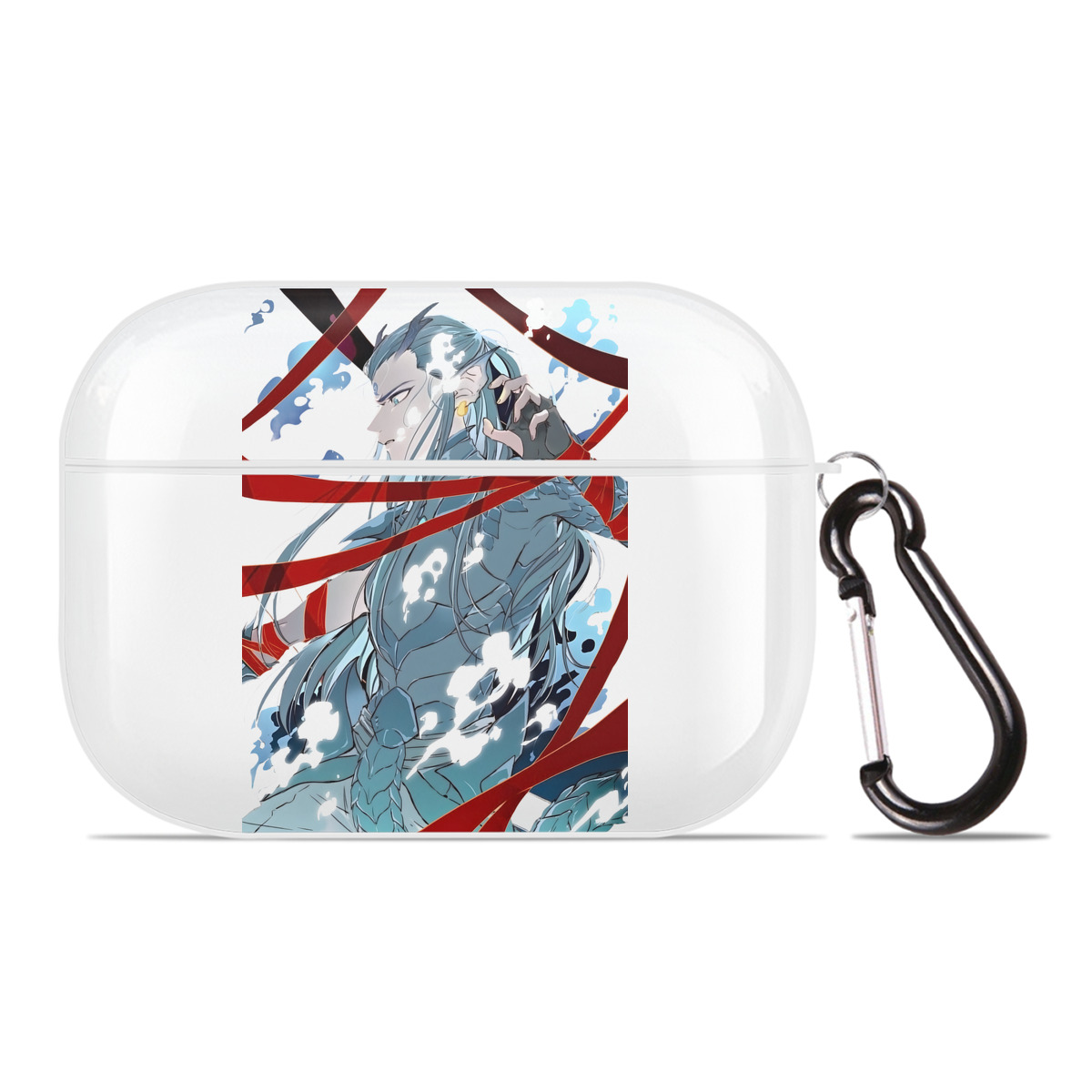 （画像用） Ne Zha 2 ナタ 魔童の大暴れ 【AirPods Pro用】ハードシェル保護ケース 耐衝撃・防指紋・カラビナ付き商品仕様