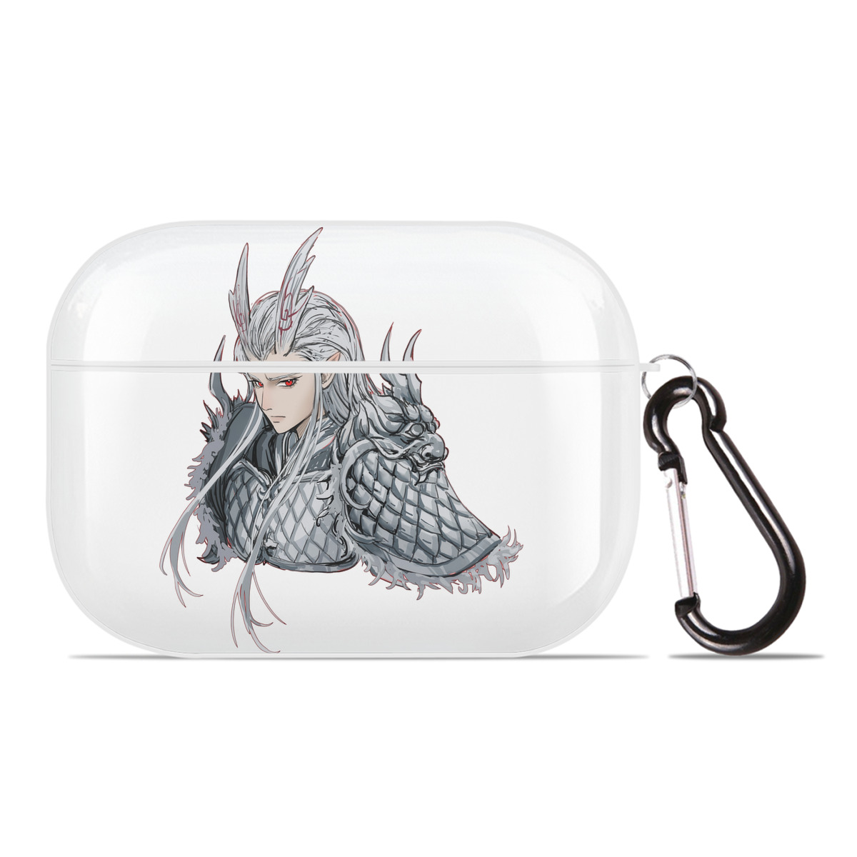 （画像用） Ne Zha 2 ナタ 魔童の大暴れ 【AirPods Pro用】ハードシェル保護ケース 耐衝撃・防指紋・カラビナ付き商品仕様