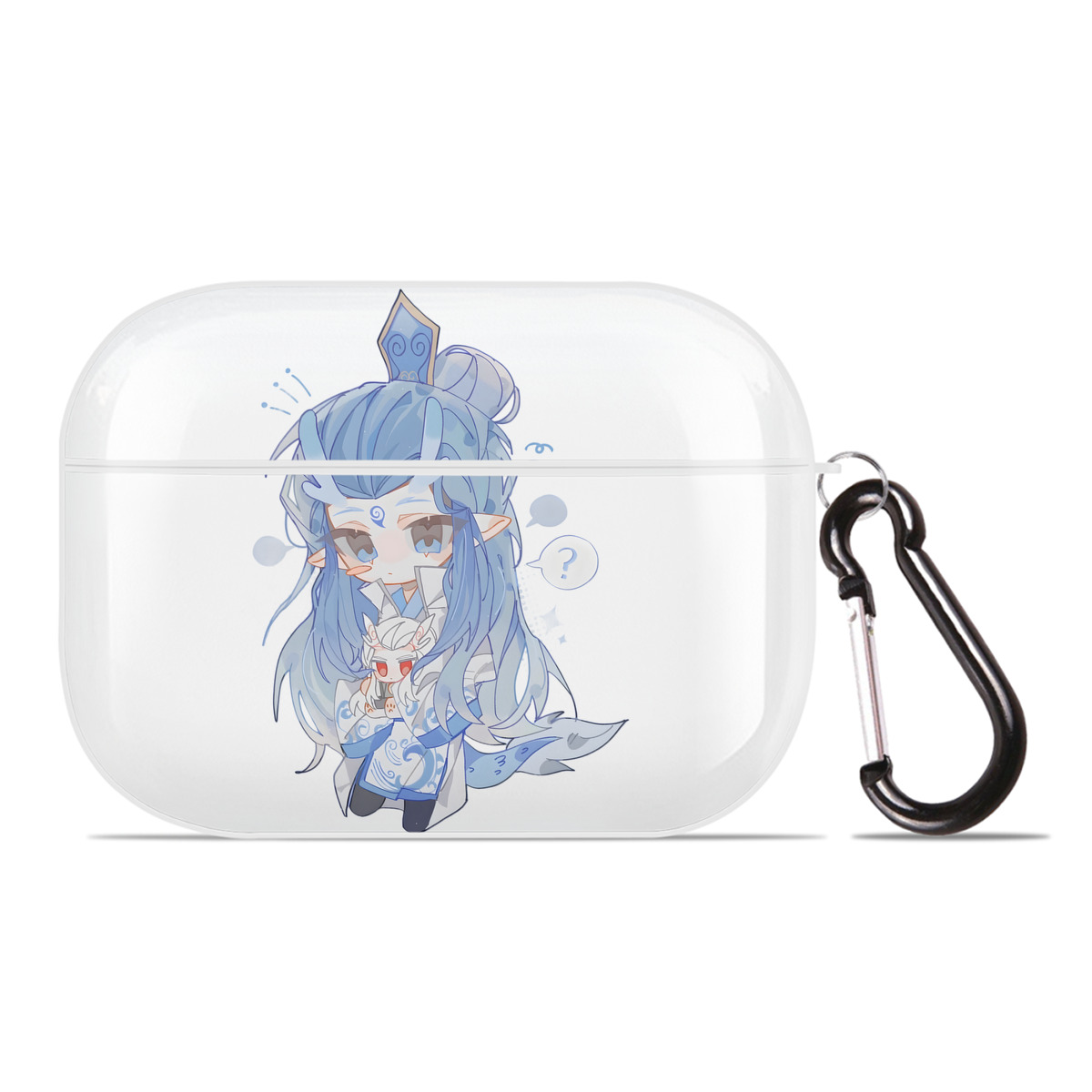 （画像用） Ne Zha 2 ナタ 魔童の大暴れ 【AirPods Pro用】ハードシェル保護ケース 耐衝撃・防指紋・カラビナ付き商品仕様