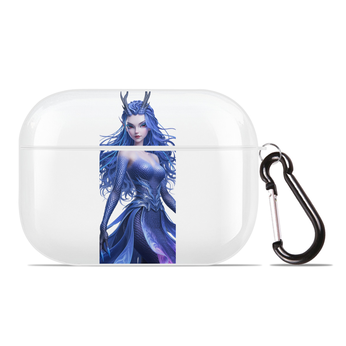 （画像用） Ne Zha 2 ナタ 魔童の大暴れ 【AirPods Pro用】ハードシェル保護ケース 耐衝撃・防指紋・カラビナ付き商品仕様