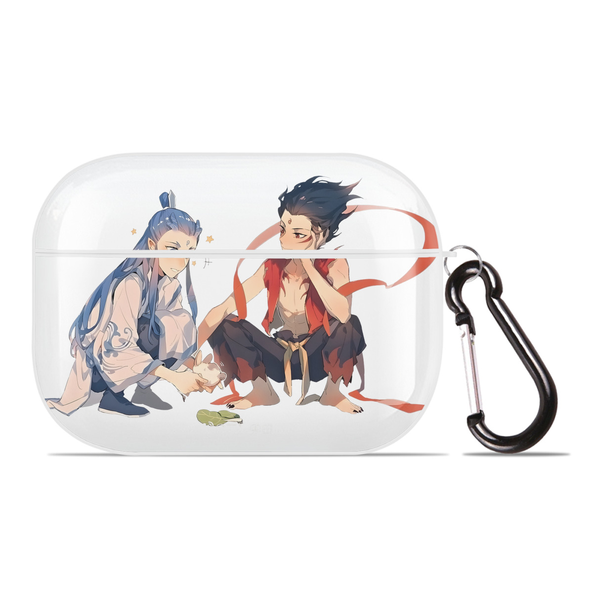 （画像用） Ne Zha 2 ナタ 魔童の大暴れ 【AirPods Pro用】ハードシェル保護ケース 耐衝撃・防指紋・カラビナ付き商品仕様