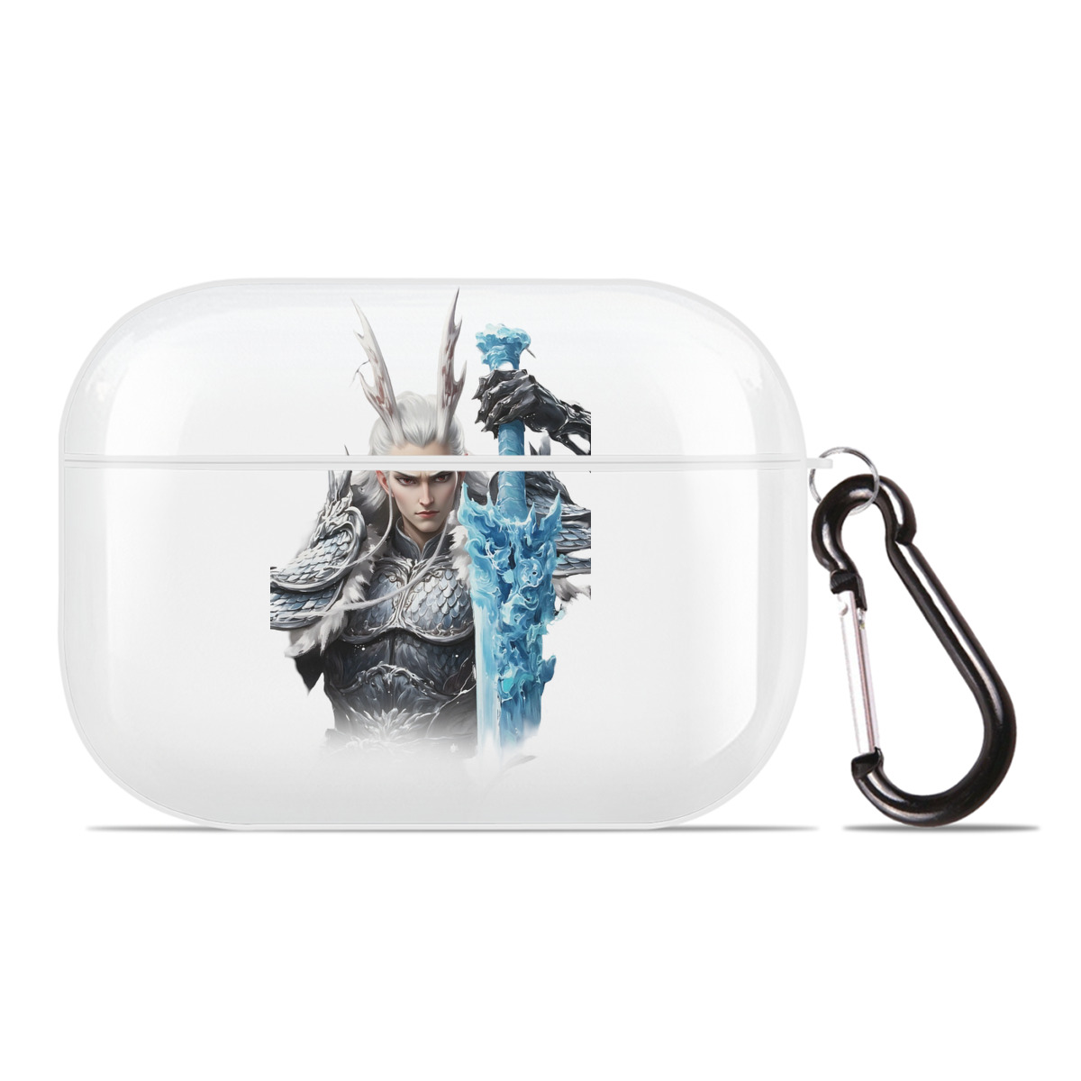 （画像用） Ne Zha 2 ナタ 魔童の大暴れ 【AirPods Pro用】ハードシェル保護ケース 耐衝撃・防指紋・カラビナ付き商品仕様