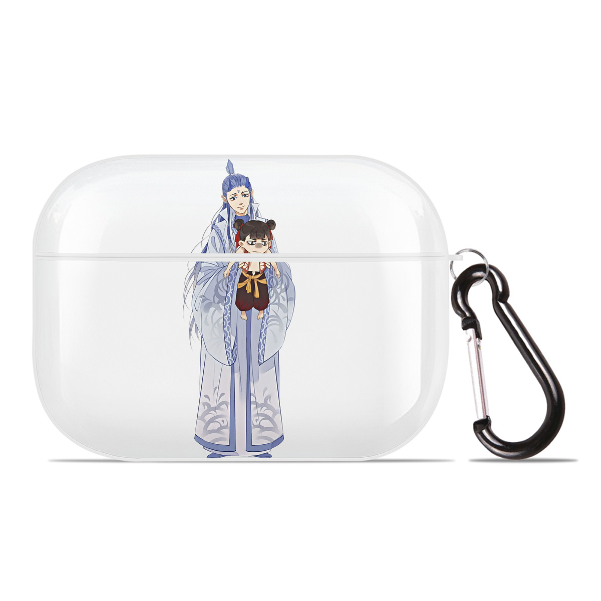 （画像用） Ne Zha 2 ナタ 魔童の大暴れ 【AirPods Pro用】ハードシェル保護ケース 耐衝撃・防指紋・カラビナ付き商品仕様