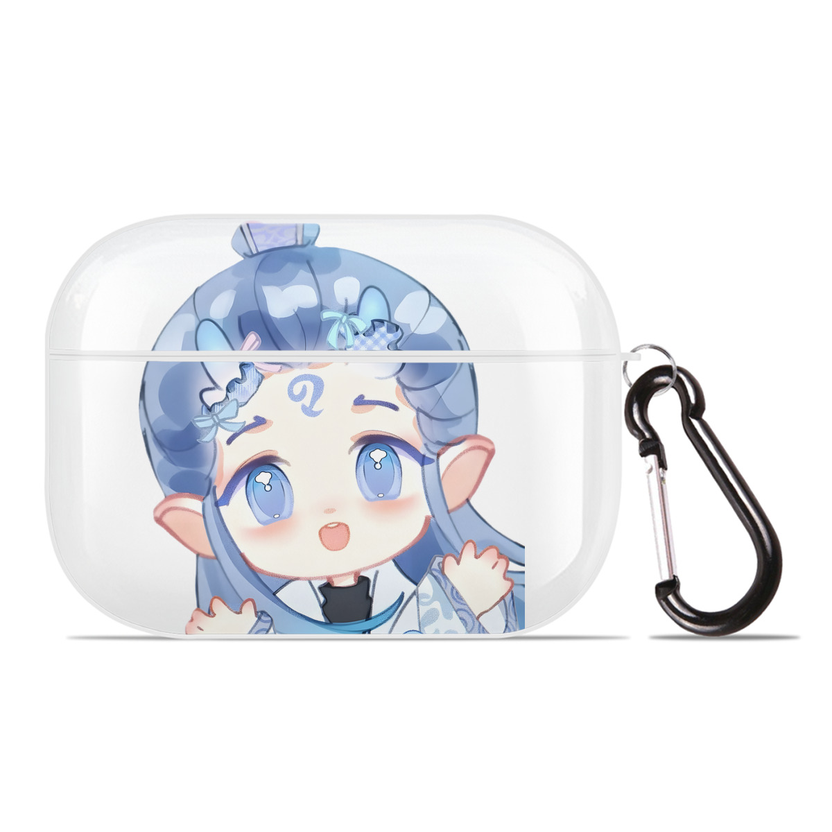 （画像用） Ne Zha 2 ナタ 魔童の大暴れ 【AirPods Pro用】ハードシェル保護ケース 耐衝撃・防指紋・カラビナ付き商品仕様
