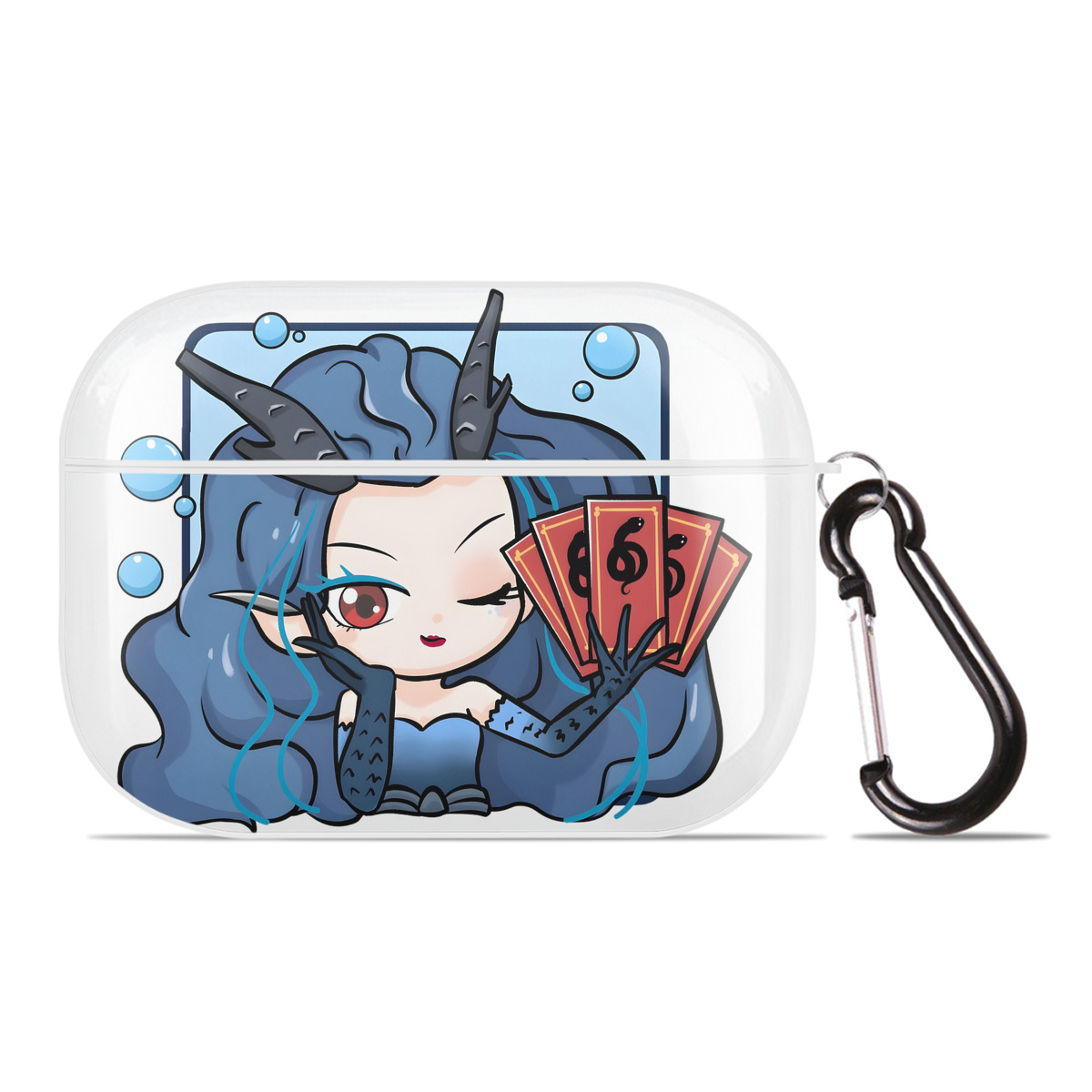 （画像用） Ne Zha 2 ナタ 魔童の大暴れ 【AirPods Pro用】ハードシェル保護ケース 耐衝撃・防指紋・カラビナ付き商品仕様