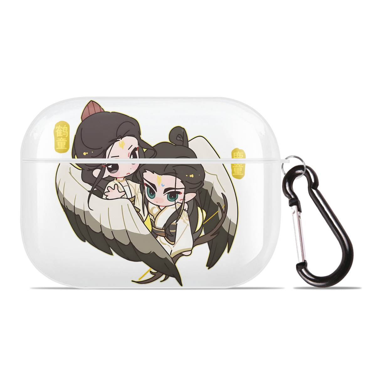 （画像用） Ne Zha 2 ナタ 魔童の大暴れ 【AirPods Pro用】ハードシェル保護ケース 耐衝撃・防指紋・カラビナ付き商品仕様