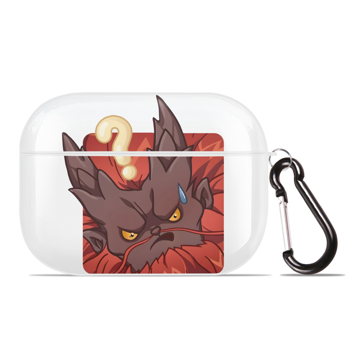 （画像用） Ne Zha 2 ナタ 魔童の大暴れ 【AirPods Pro用】ハードシェル保護ケース 耐衝撃・防指紋・カラビナ付き商品仕様