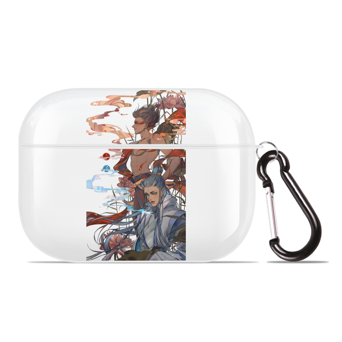 （画像用） Ne Zha 2 ナタ 魔童の大暴れ 【AirPods Pro用】ハードシェル保護ケース 耐衝撃・防指紋・カラビナ付き商品仕様