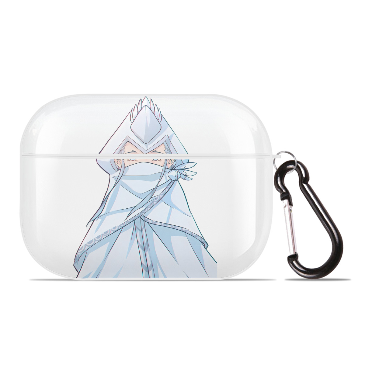 （画像用） Ne Zha 2 ナタ 魔童の大暴れ 【AirPods Pro用】ハードシェル保護ケース 耐衝撃・防指紋・カラビナ付き商品仕様