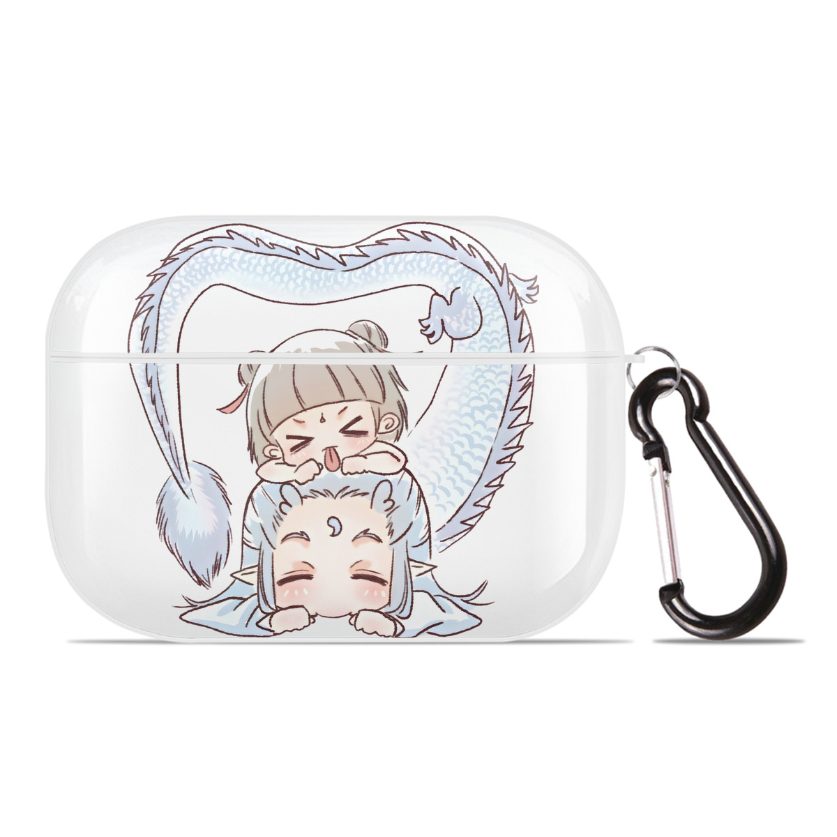 （画像用） Ne Zha 2 ナタ 魔童の大暴れ 【AirPods Pro用】ハードシェル保護ケース 耐衝撃・防指紋・カラビナ付き商品仕様