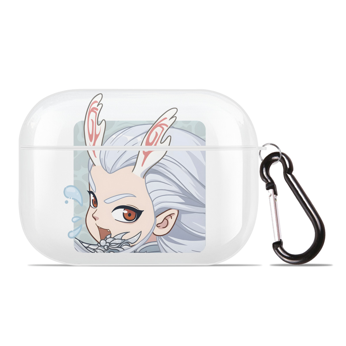 （画像用） Ne Zha 2 ナタ 魔童の大暴れ 【AirPods Pro用】ハードシェル保護ケース 耐衝撃・防指紋・カラビナ付き商品仕様