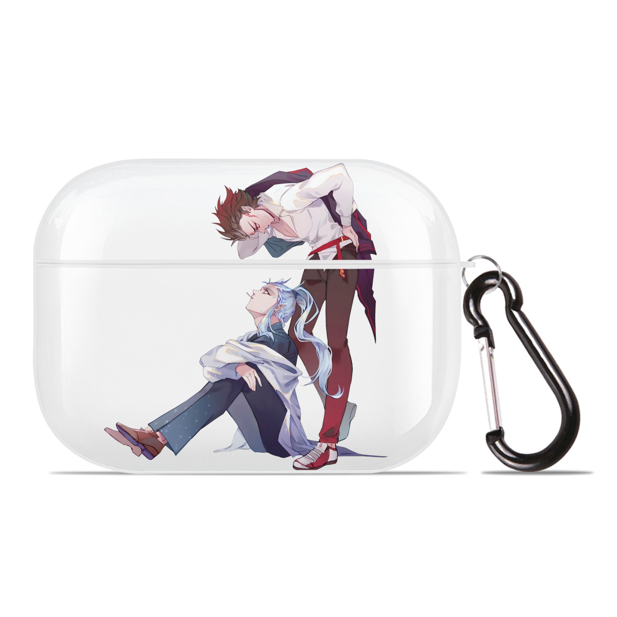 （画像用） Ne Zha 2 ナタ 魔童の大暴れ 【AirPods Pro用】ハードシェル保護ケース 耐衝撃・防指紋・カラビナ付き商品仕様