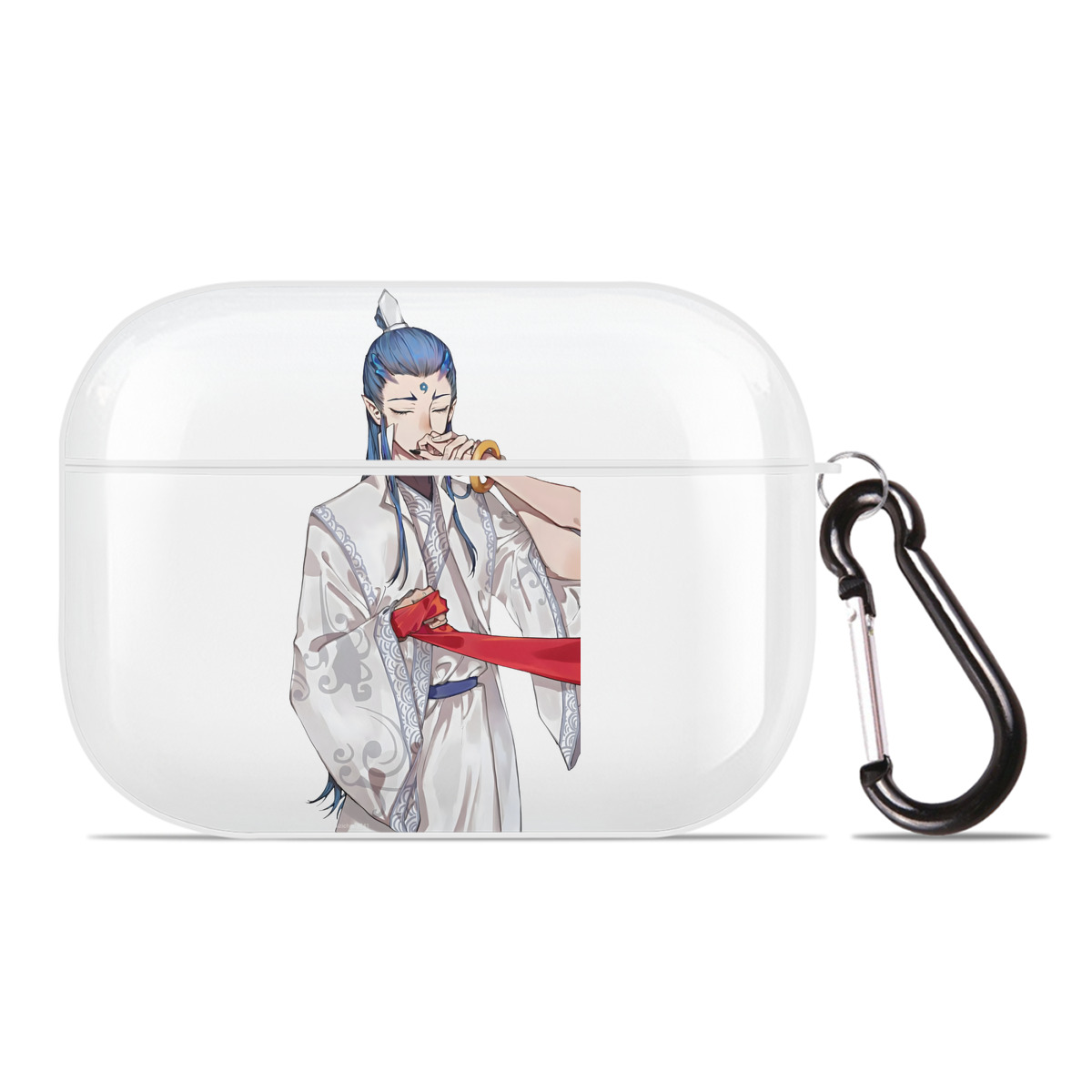 （画像用） Ne Zha 2 ナタ 魔童の大暴れ 【AirPods Pro用】ハードシェル保護ケース 耐衝撃・防指紋・カラビナ付き商品仕様