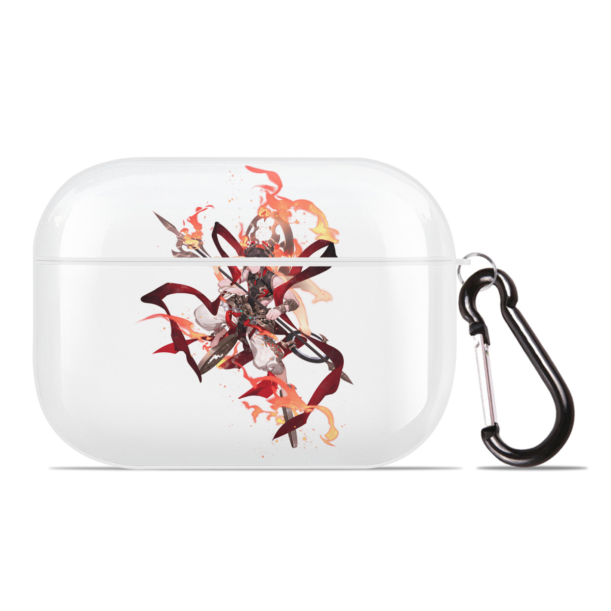（画像用） Ne Zha 2 ナタ 魔童の大暴れ 【AirPods Pro用】ハードシェル保護ケース 耐衝撃・防指紋・カラビナ付き商品仕様