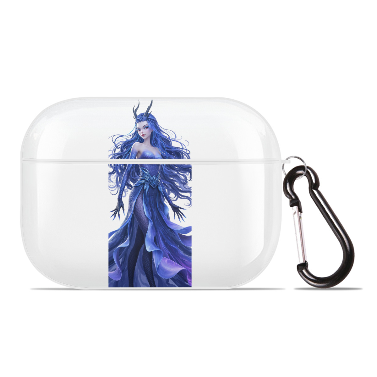 （画像用） Ne Zha 2 ナタ 魔童の大暴れ 【AirPods Pro用】ハードシェル保護ケース 耐衝撃・防指紋・カラビナ付き商品仕様