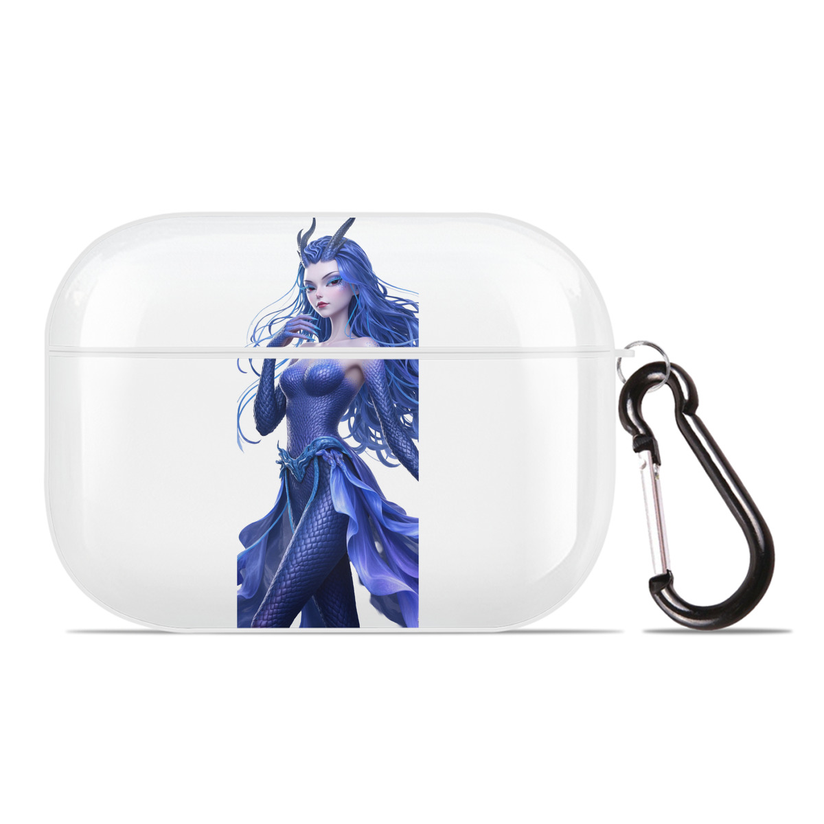 （画像用） Ne Zha 2 ナタ 魔童の大暴れ 【AirPods Pro用】ハードシェル保護ケース 耐衝撃・防指紋・カラビナ付き商品仕様