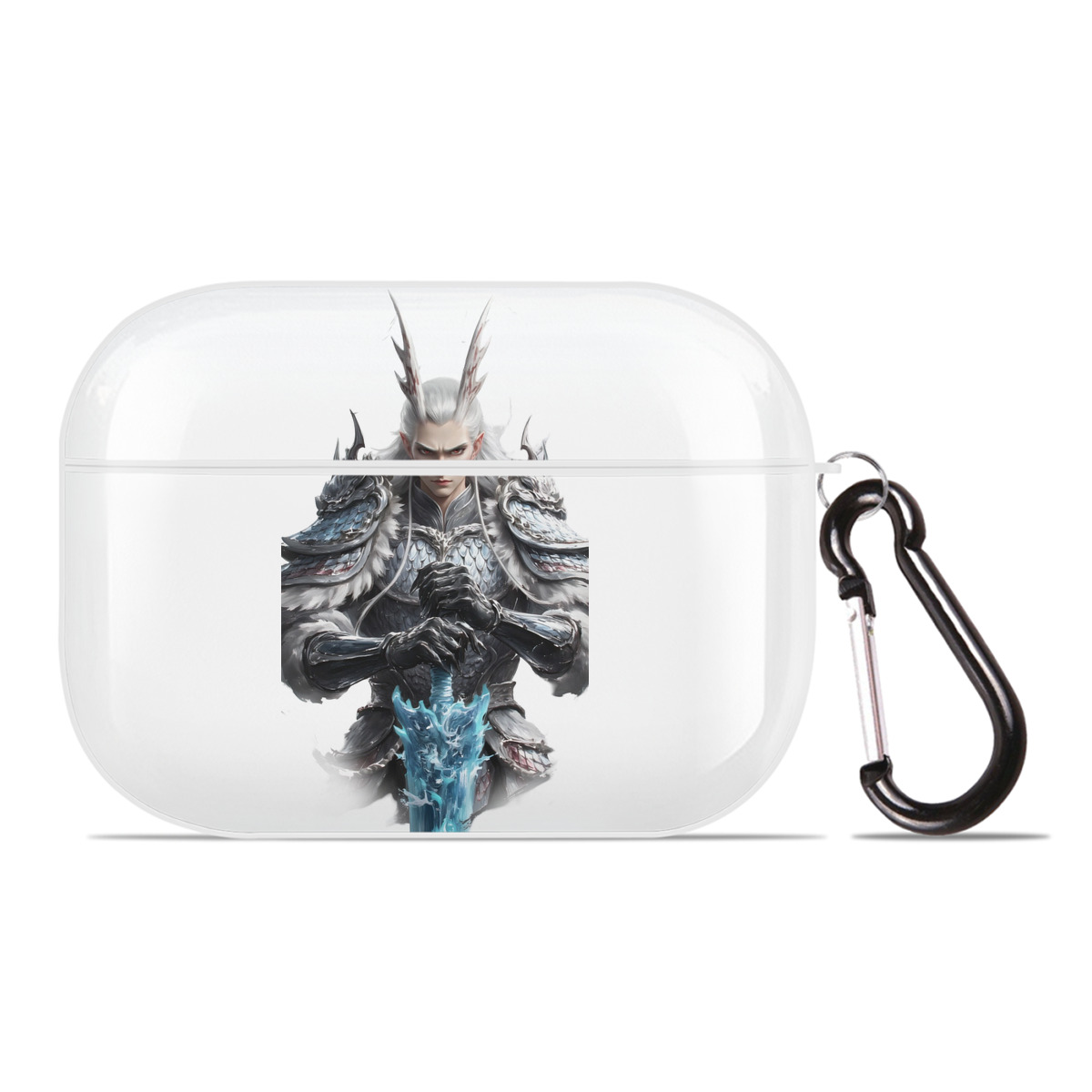 （画像用） Ne Zha 2 ナタ 魔童の大暴れ 【AirPods Pro用】ハードシェル保護ケース 耐衝撃・防指紋・カラビナ付き商品仕様