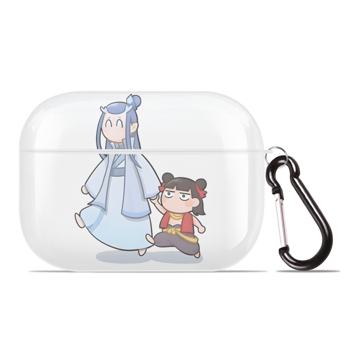 （画像用） Ne Zha 2 ナタ 魔童の大暴れ 【AirPods Pro用】ハードシェル保護ケース 耐衝撃・防指紋・カラビナ付き商品仕様