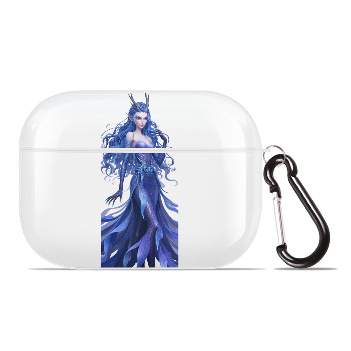 （画像用） Ne Zha 2 ナタ 魔童の大暴れ 【AirPods Pro用】ハードシェル保護ケース 耐衝撃・防指紋・カラビナ付き商品仕様