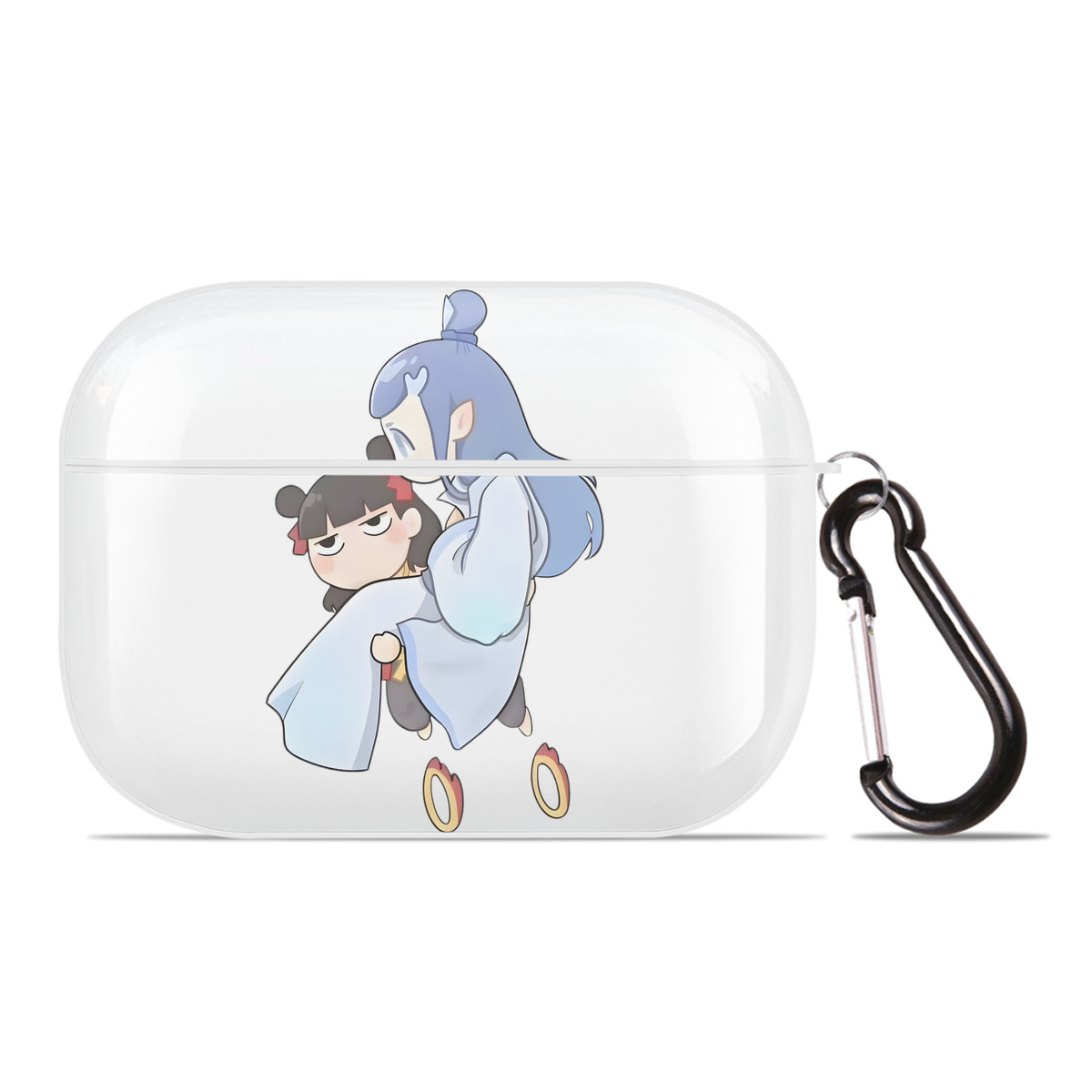 （画像用） Ne Zha 2 ナタ 魔童の大暴れ 【AirPods Pro用】ハードシェル保護ケース 耐衝撃・防指紋・カラビナ付き商品仕様