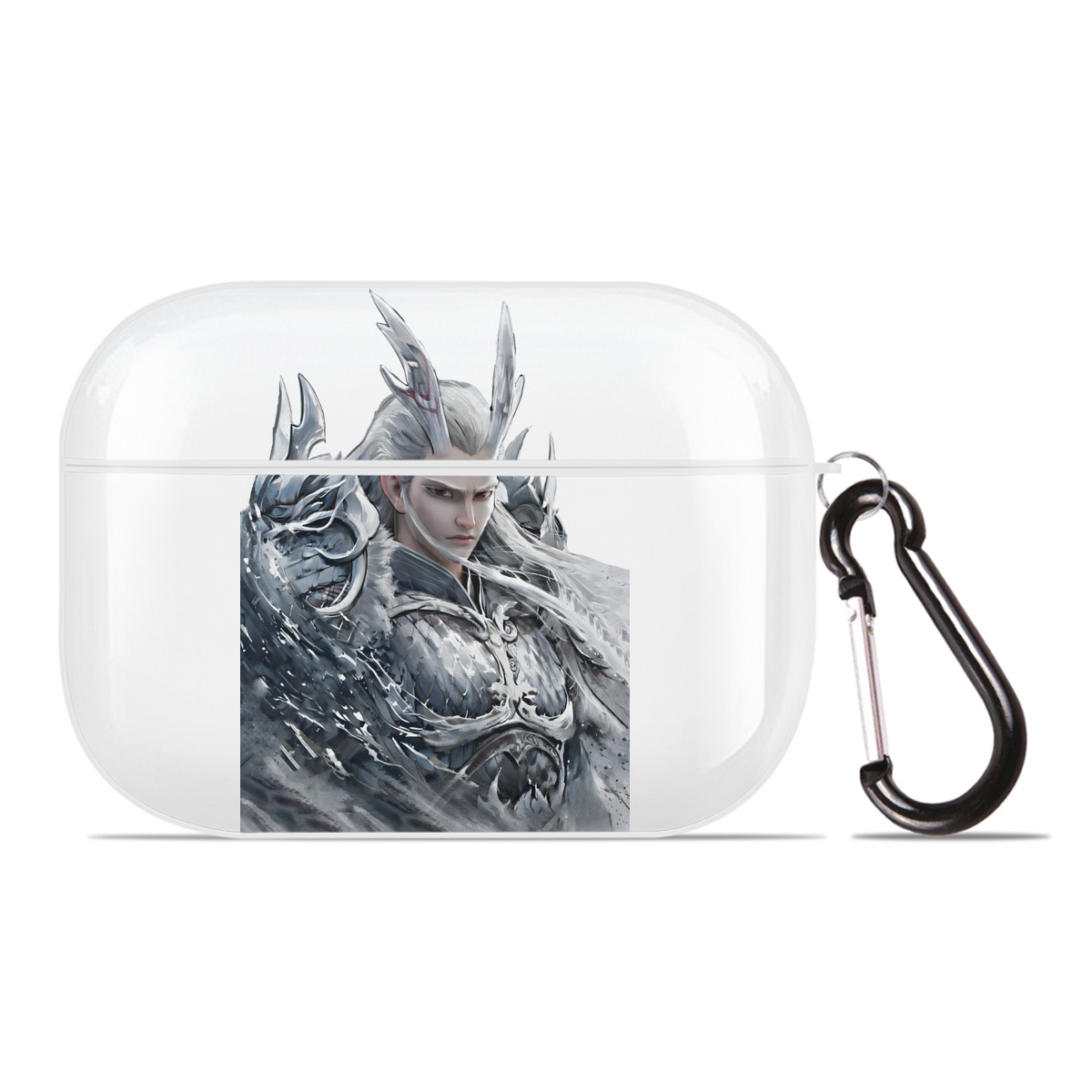 （画像用） Ne Zha 2 ナタ 魔童の大暴れ 【AirPods Pro用】ハードシェル保護ケース 耐衝撃・防指紋・カラビナ付き商品仕様