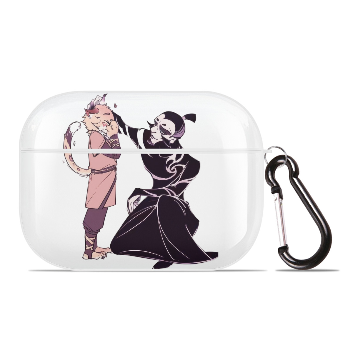 （画像用） Ne Zha 2 ナタ 魔童の大暴れ 【AirPods Pro用】ハードシェル保護ケース 耐衝撃・防指紋・カラビナ付き商品仕様